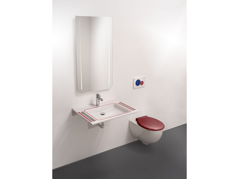 Geberit Renova Comfort WC-Sitz in rubinrot