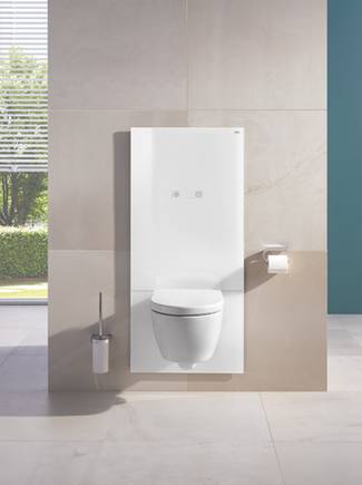 Hewi-Systemlösungen für die Toilette: Höhenverstellbares WC-Modul S 50