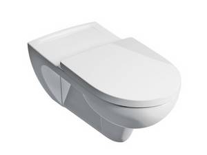 Wand-Tiefspül WC derby basic plus care Ausladung 700 mm ohne Spülrand