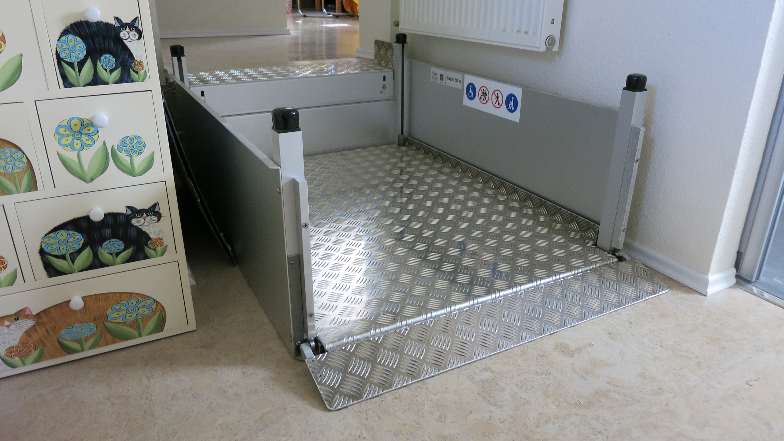 Rollstuhl Hebebühne 3m