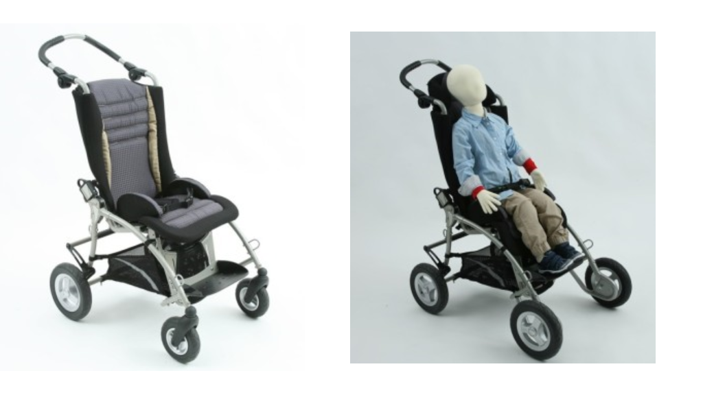 Kinderwagen mit anpassbarer, ergonomischer Sitzeinheit