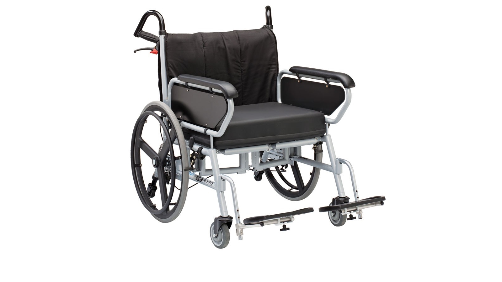 Rollstuhl mit max. Belastbarkeit von 325 kg, zum Fahren und Schieben