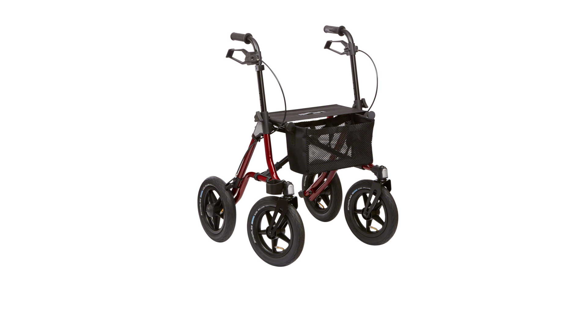 Outdoor-Rollator mit großen Rädern und Luftbereifung