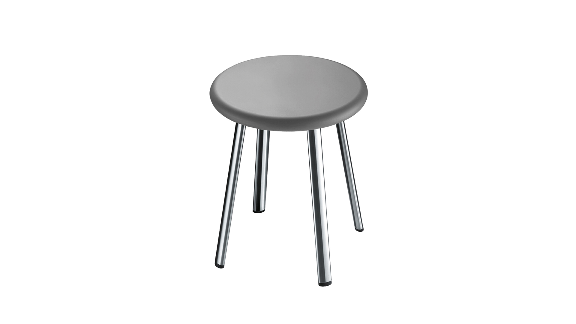 Wasserfester Duschhocker mit drehbarer Sitzfläche
