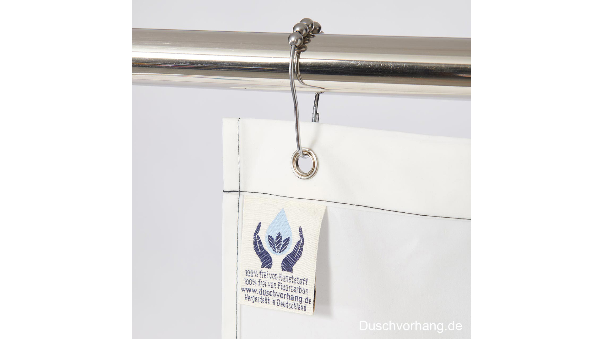 Duwax Duschvorhang, ohne PFOA und Kunststoff