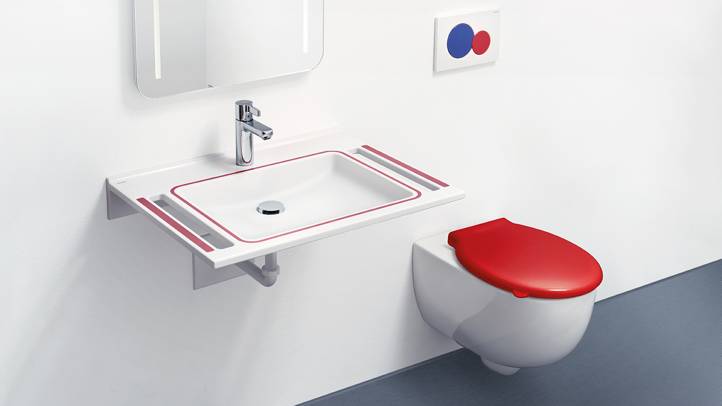 Geberit Renova Comfort WC-Sitz in rubinrot