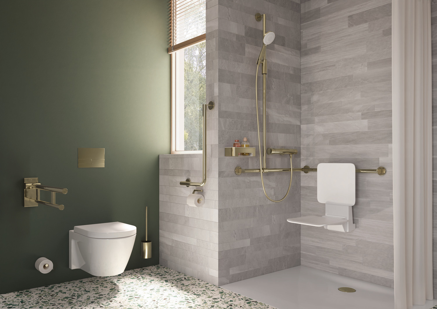 HEWI Systemlösungen für die Dusche