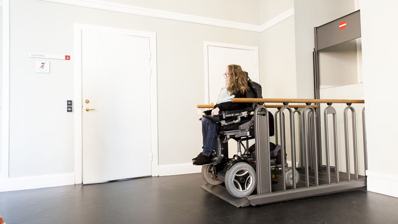 EasyLift by Liftup als Plattformlift in Kopenhagen