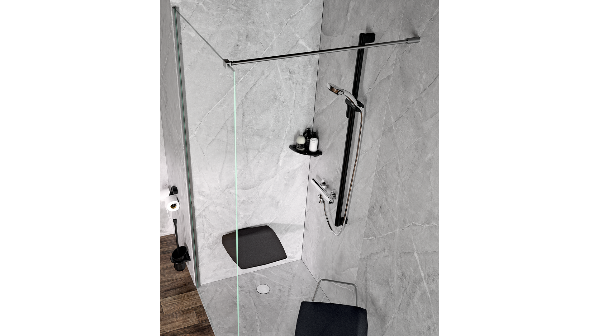 Duschsitz zur Wandbefestigung