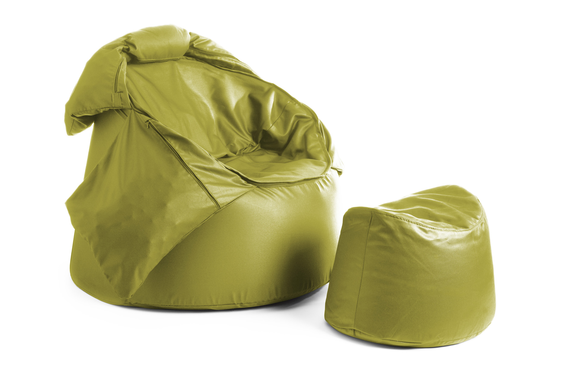 Sessel mit Puff
