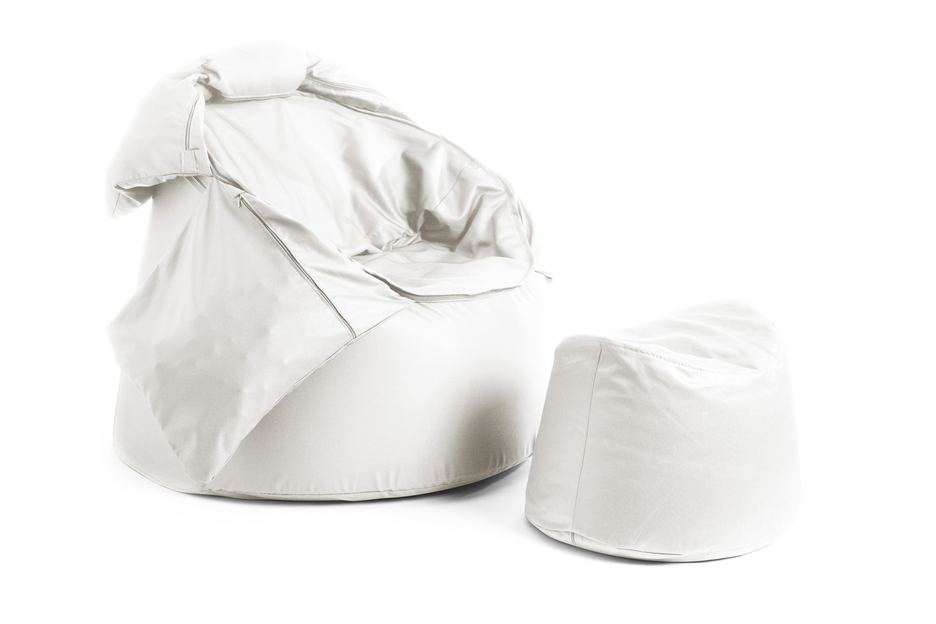 Sessel mit Puff