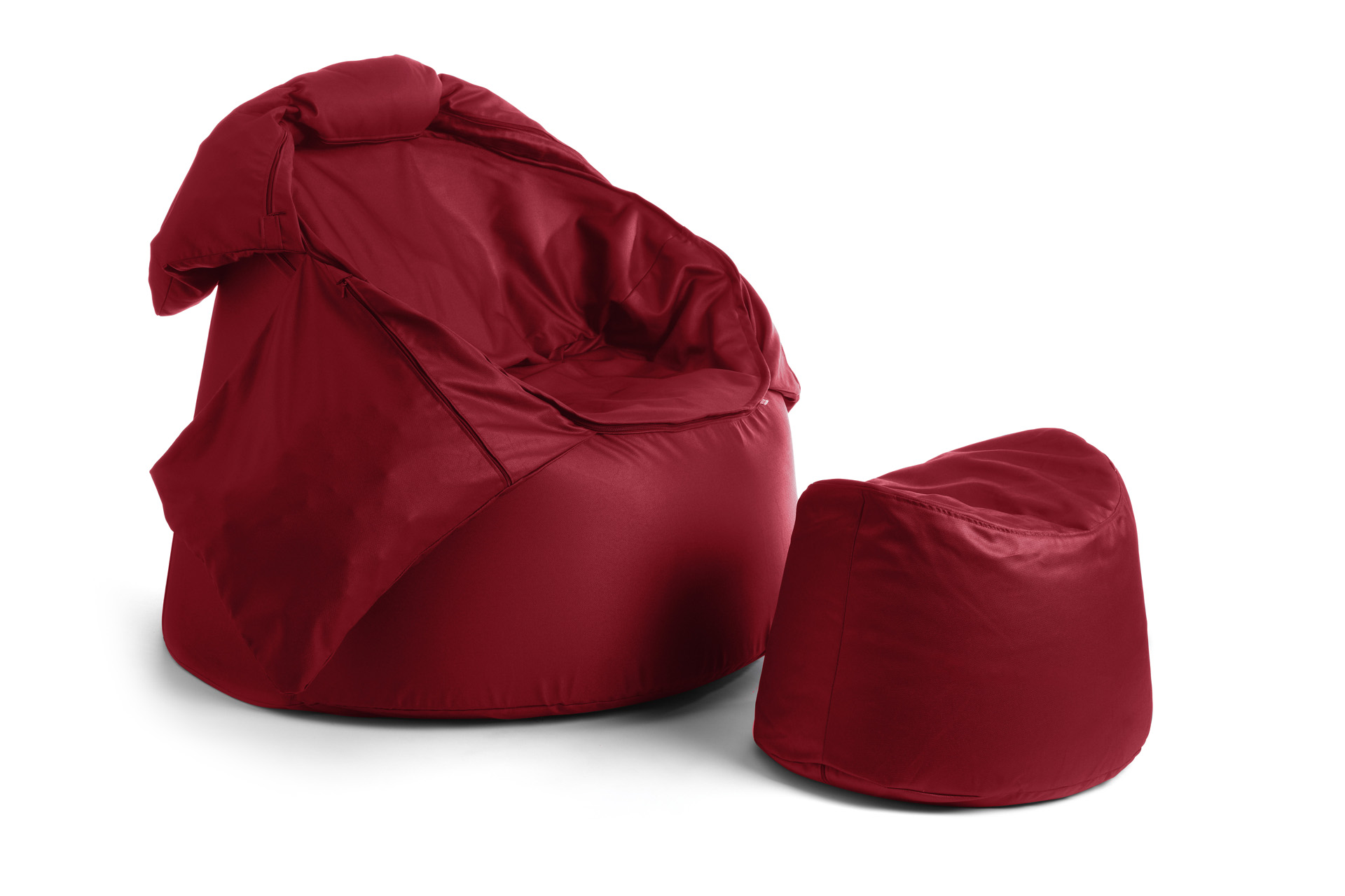 Sessel mit Puff