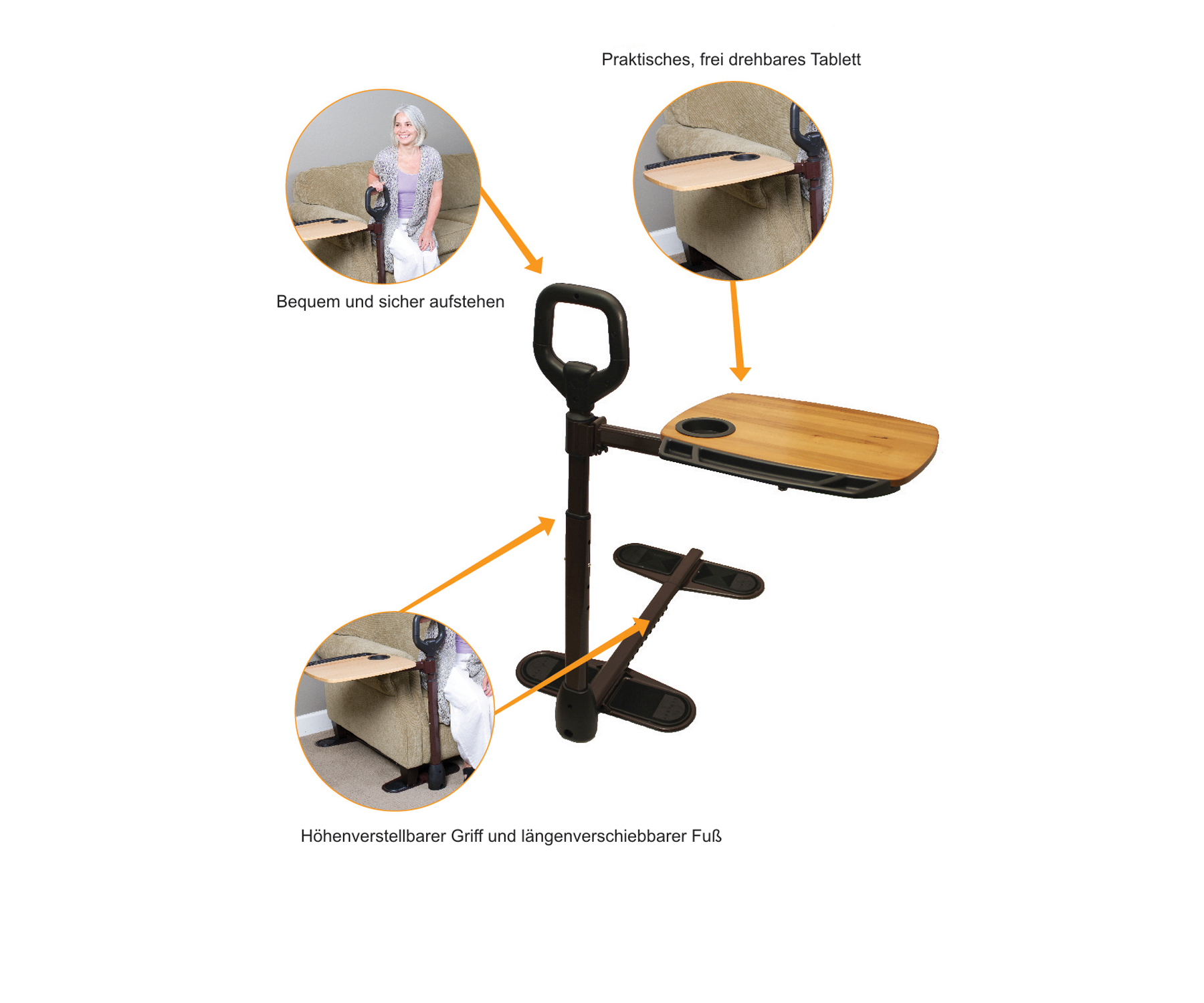 Aufstehhilfe Couch Tray 