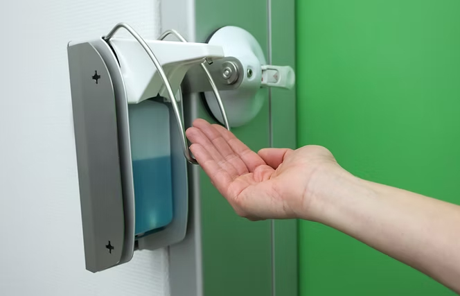 Fingerrückenspender