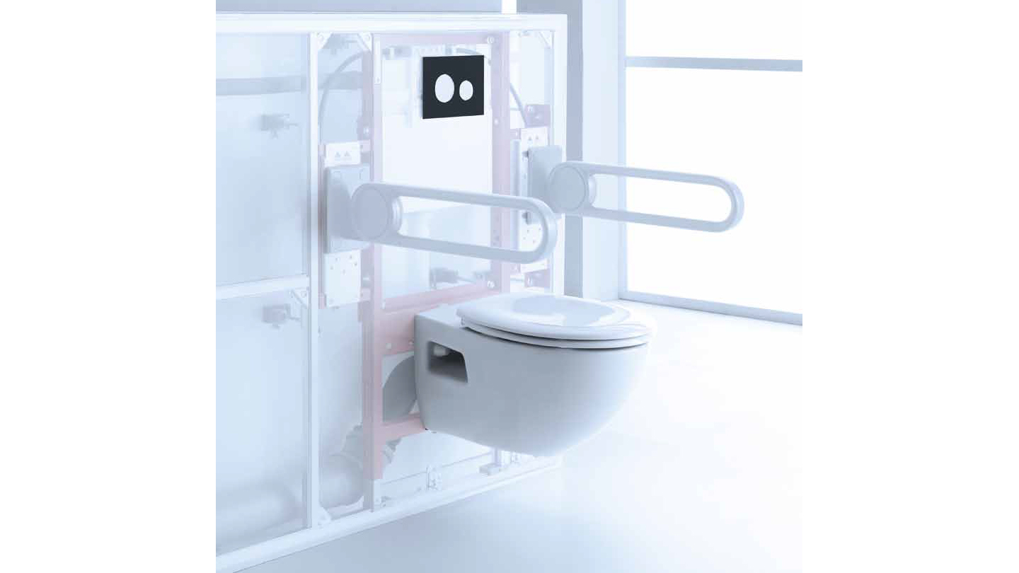 TECEprofil-Vorwandinstallation - Tragwerk, Module und Befestigungsplatten für Stützgriffe und Haltesysteme
