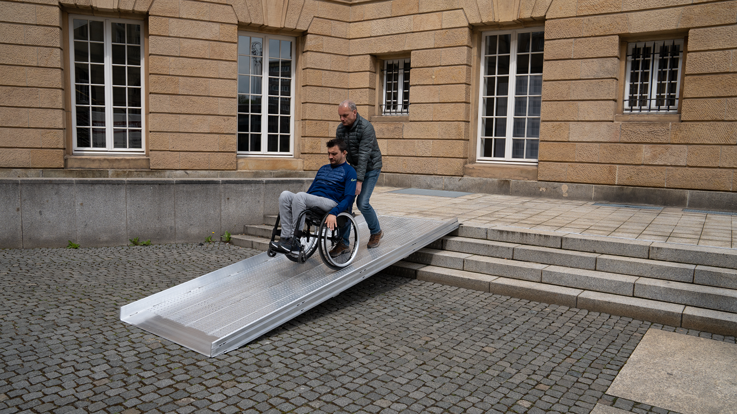 Allrounder-Rollstuhlrampe