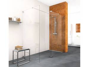 Walk -In-Duschkabine aus verspiegeltem Glas