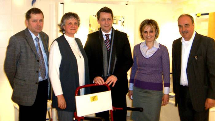 Personen von links nach rechts: Dieter Wiegel, Karin Dieckmann, Dietrich Wersich. Friederike Föcking, Bernd Kritzmann