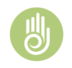 Logo Grüne Hand von Handigood