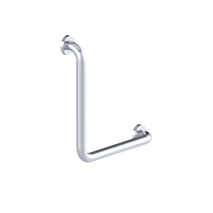 Barrierefreies Bad ausgestattet mit Inox Care Winkelgriff 90 Grad