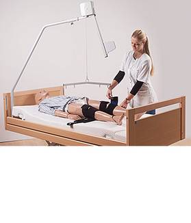 Die Anwendungsweise "Patientenlifter pulley".