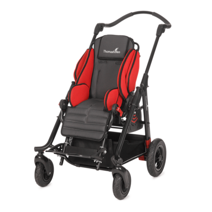 Ein perfekt anpassbarer und weich gefederter Kinderwagen.