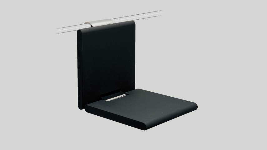 Cavere® Chrome Einhängesitz, klappbar