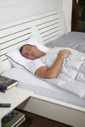 Decke für das Bett