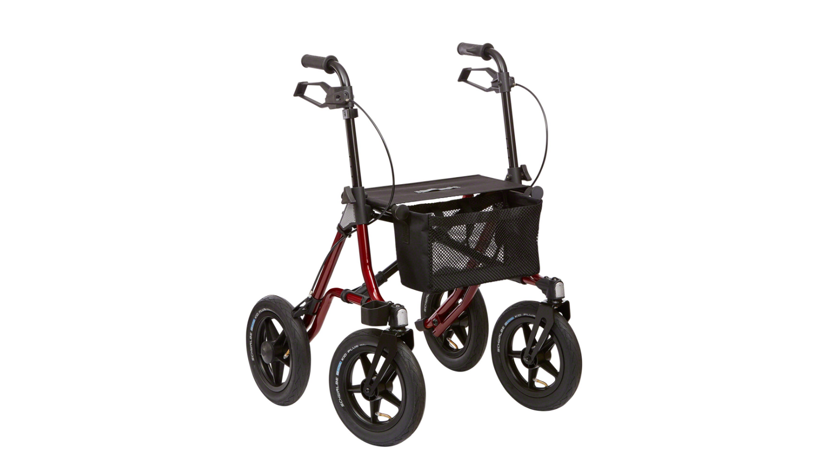 Outdoor-Rollator mit großen Rädern und Luftbereifung