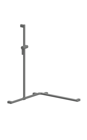 Duschhandlauf mit verschiebbarer Brausehalterstange
