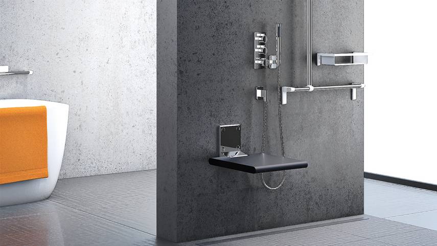 Cavere® Chrome Klappsitz