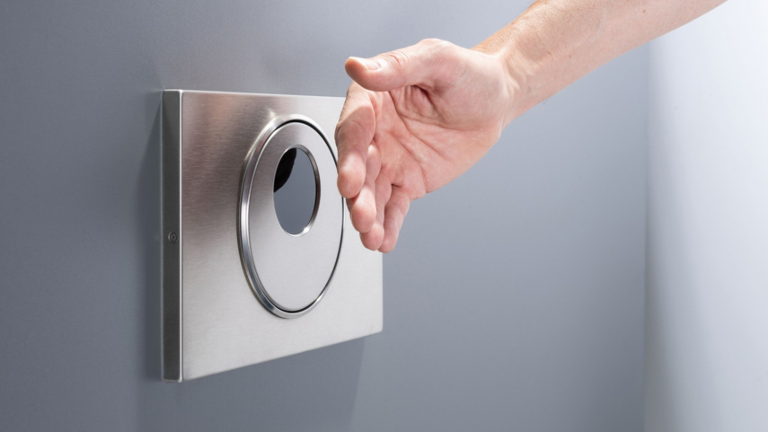 Geberit Sigma10 Betätigungsplatte.