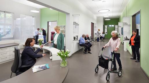 Barrierefrei Leben e.V. hat seinen Sitz im Haus für Barrierefreiheit in Hamburg.